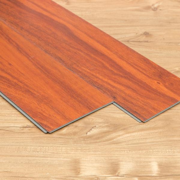 OEM Patterned Luxury Vinyl Tile Flooring UV Coating Long Durability Vertical Click Joint