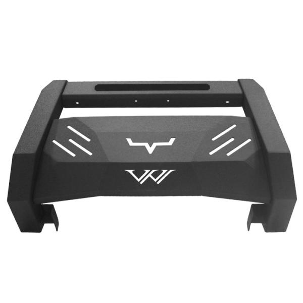 Black Toyota Hilux 2021 Truck Bull Bar Powder Coat Polished