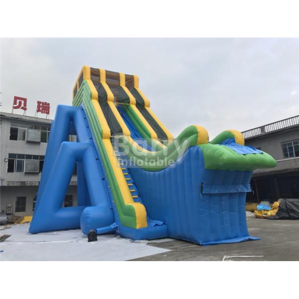 Водные горки PVC падения события высокорослые со скольжением летая платформы варочного мешка раздувным