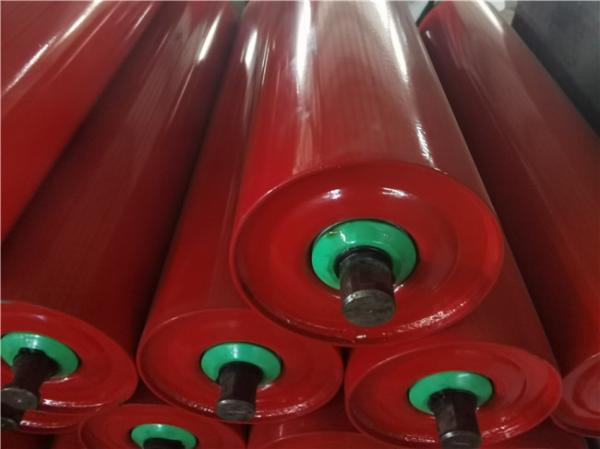Steel 200mm Length Idler Roller For Belt Conveyor System