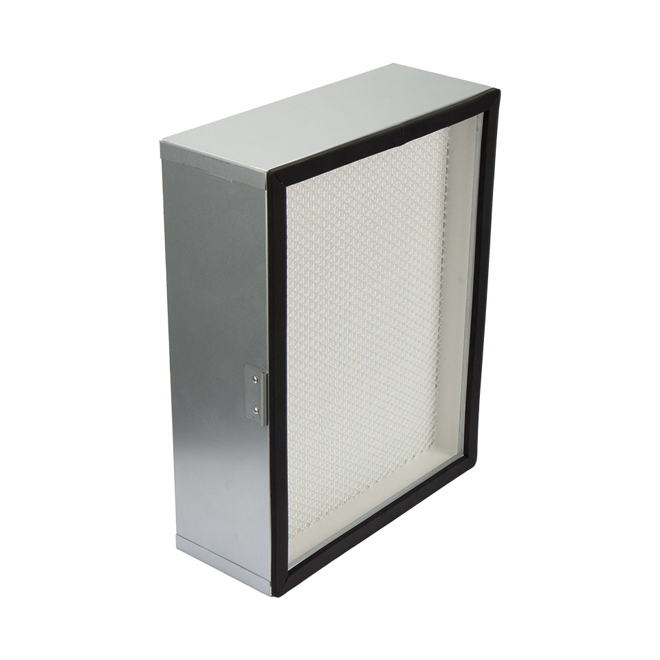 H14 Efficiency 0.3 Micron Mini Pleat Air Filter with Aluminum Alloy Frame for HVAC Systems
