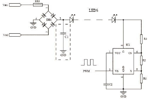 ESOP-8 Constant Power Linear LED Driver Chip F7111 F7112 ODM Solutions With PWM Dimming Function