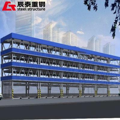 Hot Rolled Steel Parking Structures Customized Metal Parking Structures