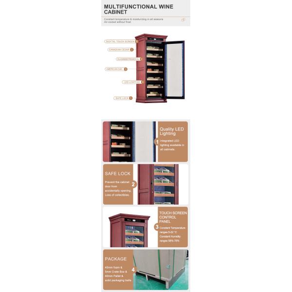 Temperature Humidity Controlled Electric Cigar Humidor Cabinet