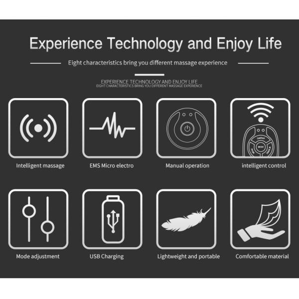 Hot Convenient pulse ems foot Electric TENS Unit Reflexology Foot Massage Mat wireless neck massager