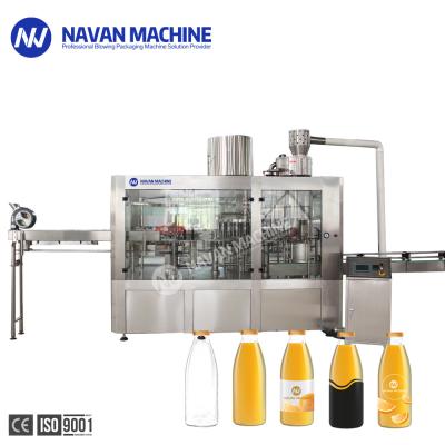 8000BPH 330ml Mango Juice Bottle Packing Machine Rinsing Filling Capping
