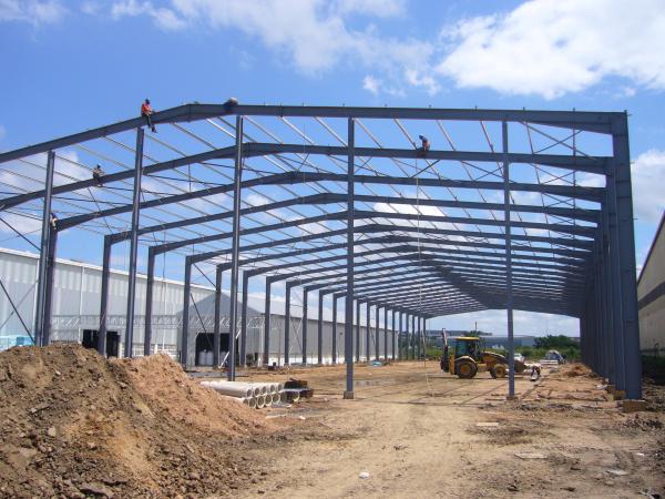 Q355b Steel Structure Fabricated Industrial Steel Building Warehouse Workshop