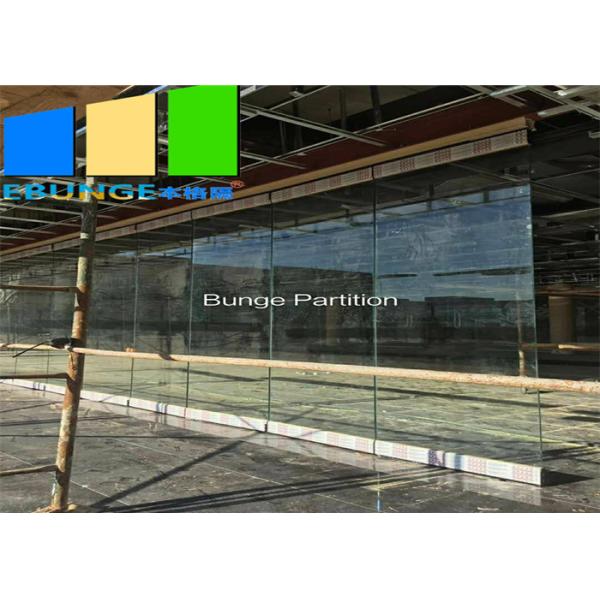 Tempered Sliding Glass Movable Partition Wall Office Project Sliding Wall
