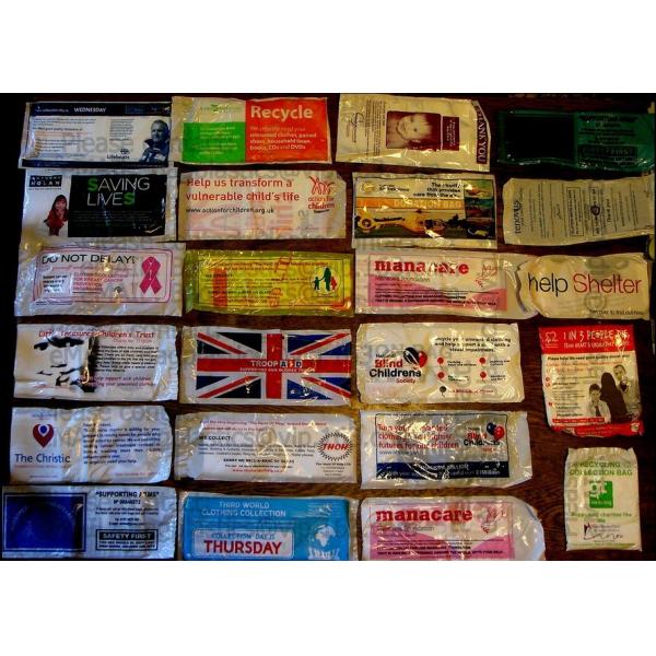 Charity Shop Collection Bag, Plastic Donation Bags, Charity Sacks, Green Sacks, Yellow Bag liner bags sacks green sacks