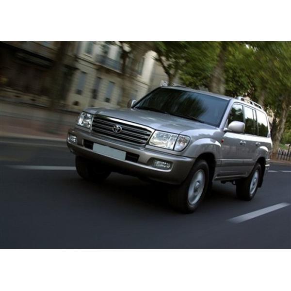 Spoiler de asa traseira para Toyota Land Cruiser FJ100 2006 2007 com acessórios de carro LED