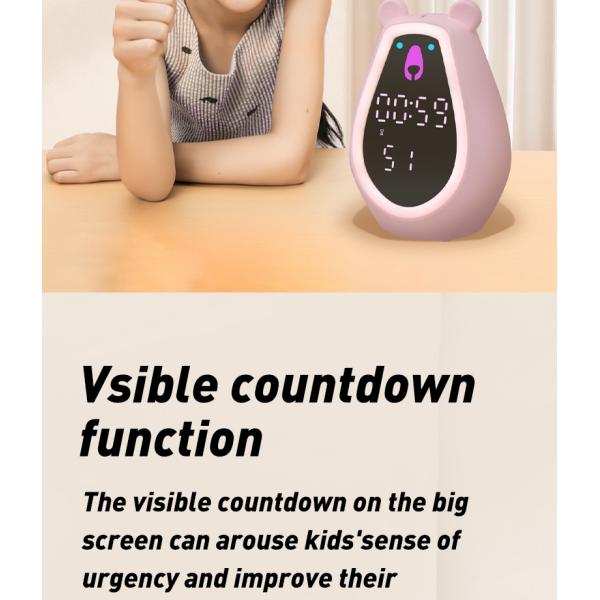 Relógio de alarme ativado por voz para o trem de sono infantil