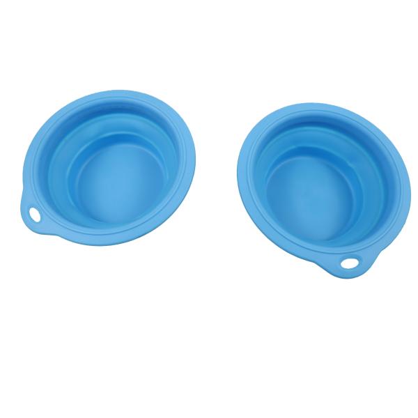 Silicone Cute Pet Bowls Elevated Food And Water Bowls For Dogs Self Feeding Water Bowl 96 Oz