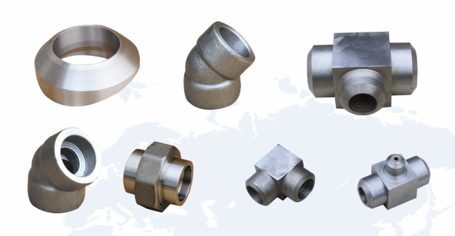 Локоть ASME B16.11 A105 3000 Lbs гнезда сваривая продетый нитку штуцер кованой стали