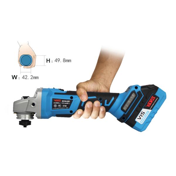 21V Charging Cordless Angle Grinder for Cutting in 360x75x115mm Size by Professional