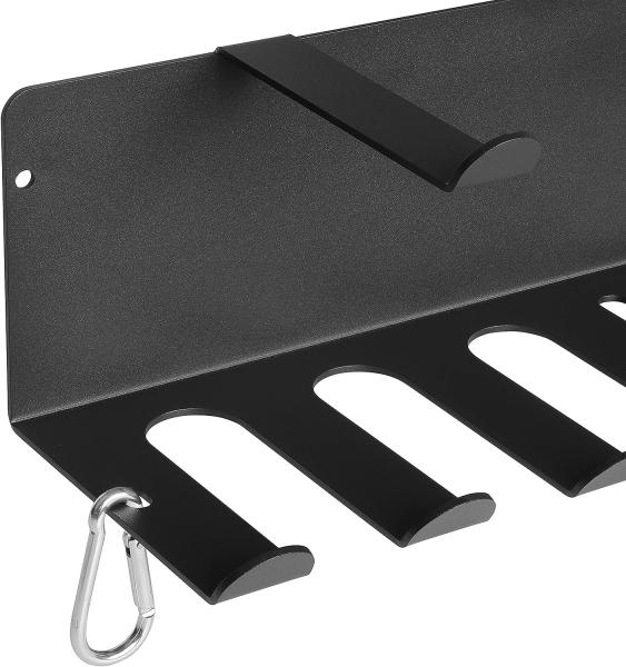 Home Gym Prong Crochets et support de montage murale en acier pour soulever les ceintures et les accessoires