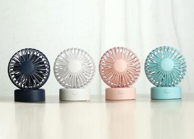 Mini Electric Battery Powered Desk Fan , Rechargeable Battery Operated Fan