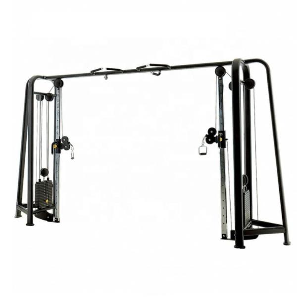 Machines de sélection de la charge par câble réglable crossover pin Équipement de remise en forme en acier pour le gymnase pour le travail de la poitrine dos épaule jambes bras