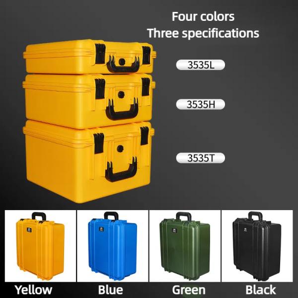 UV Proof Hard Plastic Equipment Case Temperature Resistance Multiple Function