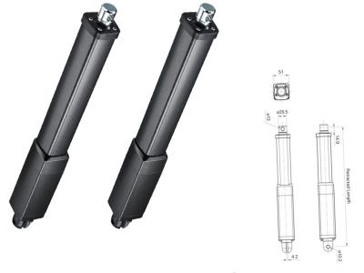 12V/24V DC Actuadores Lineares em Linha Tração 20~1000mm para cadeiras de rodas Sofá Reclinável
