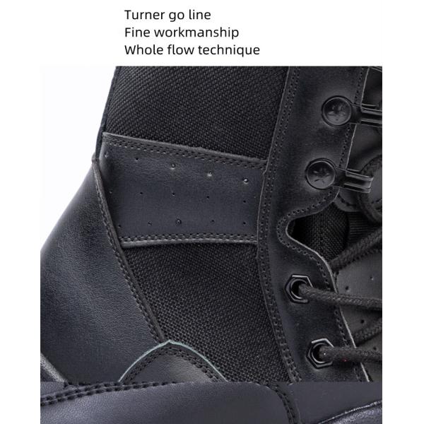 Shockproof Tactical Military Leather Boot Antibacterial Moisture Proof Army Training Boots