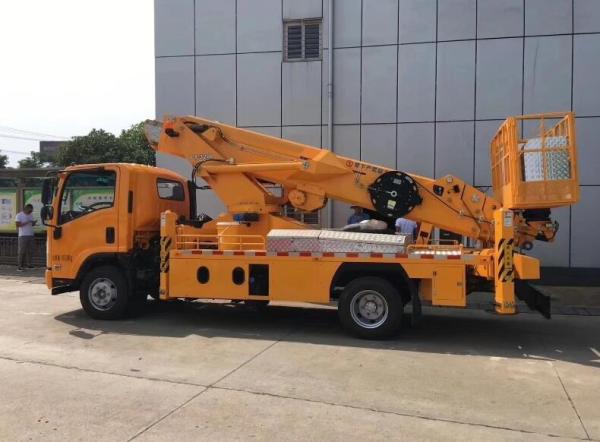 18m 20m 22m Telescopic Boom Man Lifts Truck Mounted Diesel Fuel