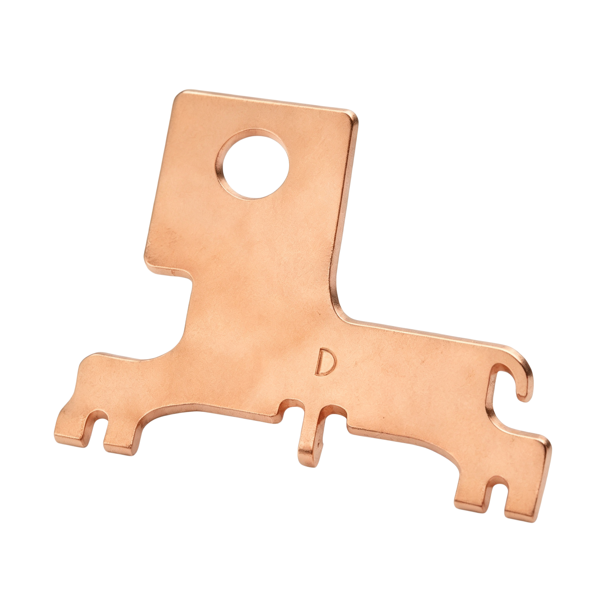 High Conductivity Copper Conductive Connector Plate with Low Electrical Resistance for EV Battery Busbar via Precision Manufacturing