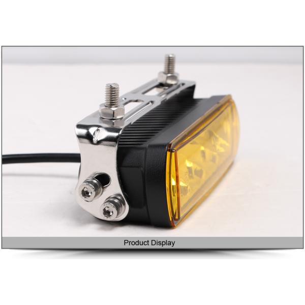 6 Inch 20W Slim LED Work Light Bar Amber Fog Drive Lamps For Offroad Trucks Boat ATV 4x4 4WD Marine Trailer Driving Barr