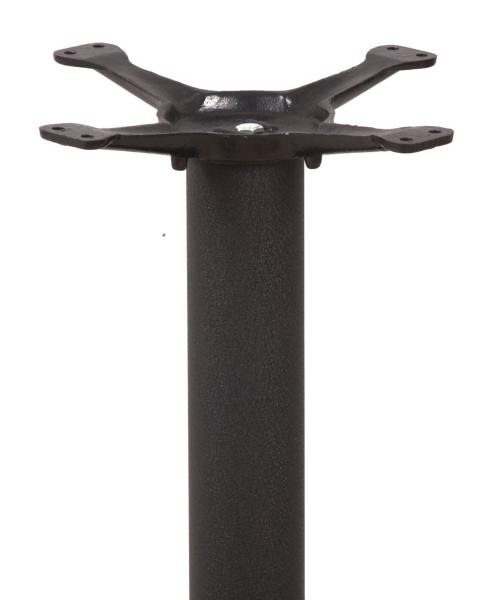 Hospitality Round Cast Iron Bistro Table base Dining Table leg Black Powder Coating