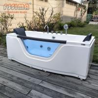 Acrylique extérieur 1700mm de rectangle d'hôtel de baignoire de station thermale de personne du jacuzzi 2