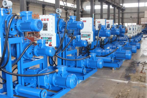 Chemicals  Dry Screw Vacuum Pump Set  Adjustable High Suction Pressure