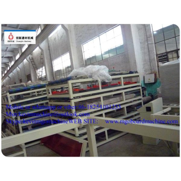 Cadena de producción completamente automática del tablero del MgO para la decoración interior/el material de acero