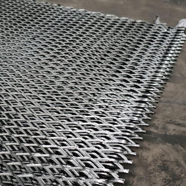 4x8 Sheet Galvanized Stretched Expanded Metal Mesh Diamond Hexagonal Hole Patterns