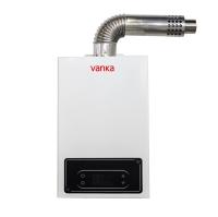 Calentador de agua sin depósito de gas natural electrónico compacto con control de temperatura digital
