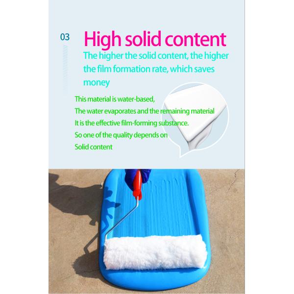 Водонепроницаемое распылительное покрытие крыши для металлической крыши акриловая кислота цвет стальной плитки