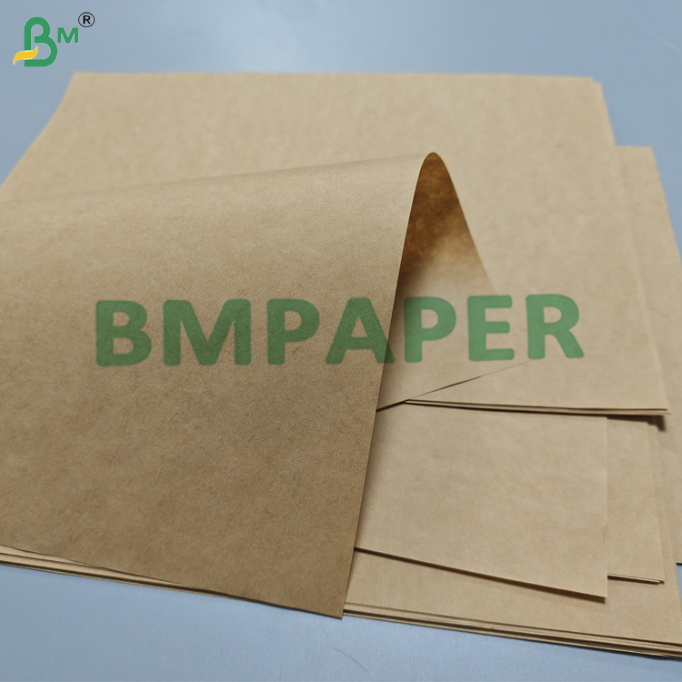 50lb 55lb Unbleached Extensible Kraft Paper For Chemical Packaging 79 x 109cm