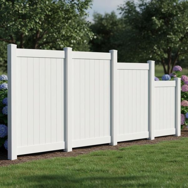 8ft wide PVC Privacy Fence 6ft high