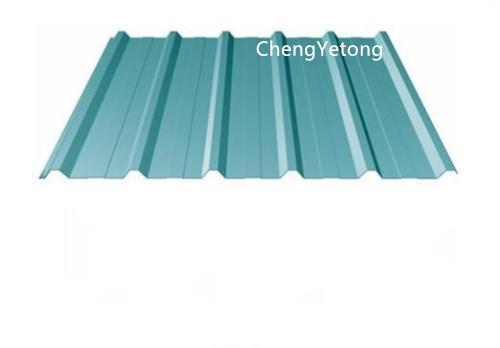 Green Color Coated Roofing Sheets / Precoated Roofing Sheets With Acid / Alkali Resistance