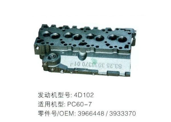 4D102 Diesel Engine Cylinder Head Fit Excavator PC60-7 , Diesel Engine Parts