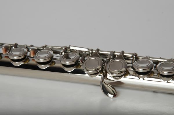 High Grade low B 17 open holes ebony wood body & head joint C tone Flute with in line G or off set (JFL-470)