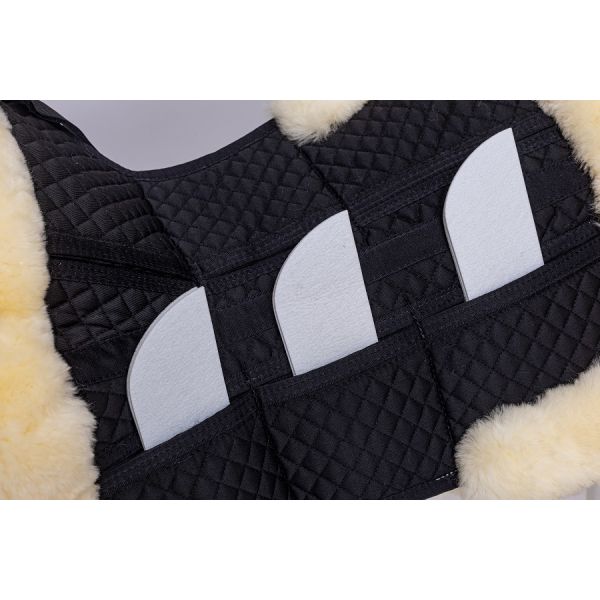 Sheepskin Correction Halfpad DR Shape With Inserts Genuine Australia Sheepskin A Grade