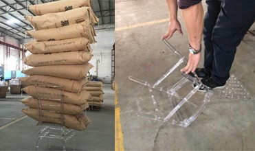 Kids Modern Transparent Acrylic Resin Chiavari Chairs Event Party 3KG