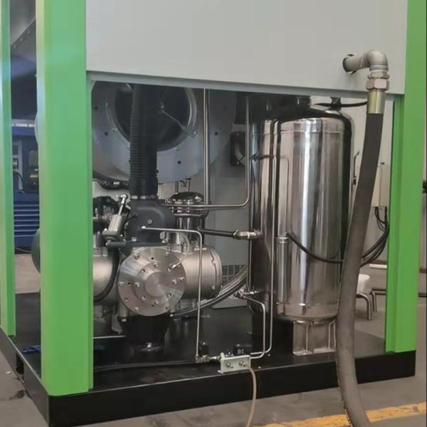 Silent 150HP Oil Free Screw Air Compressor IP54 PM Low Noise Air Compressor