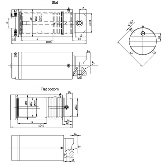 Цилиндр подъема гидравлический для баржи кучи управляя