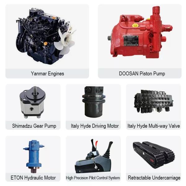 Komatsu EGS380BS 1/50 Alloy Generator Engine Model Die-Cast Construction Machinery Collectible