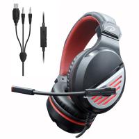a tomada 2x3.5 conduziu auriculares do jogo das luzes, Xbox One ilumina acima os auriculares prendidos