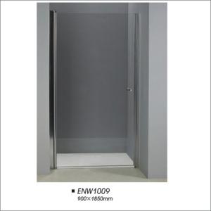 Tempered Glass Framed Pivot Shower Door , Custom Glass Shower Screens