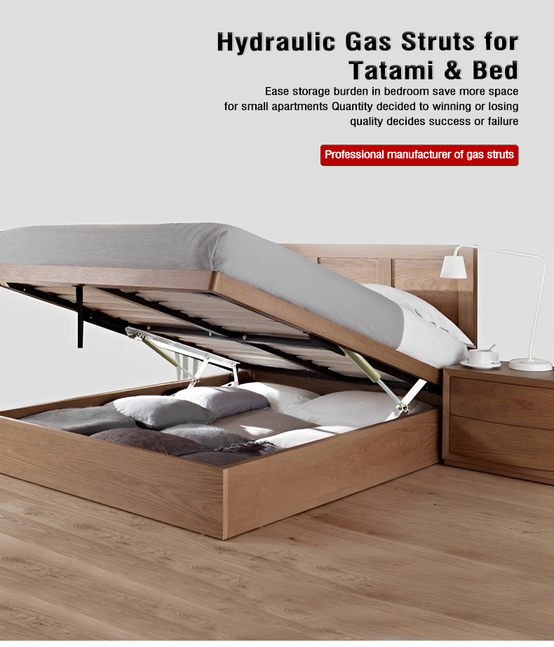 Adjustable Folding Bed Hydraulic Lifting Mechanism Gas Spring Lifting Hinge Storage & Folding Furniture Accessories