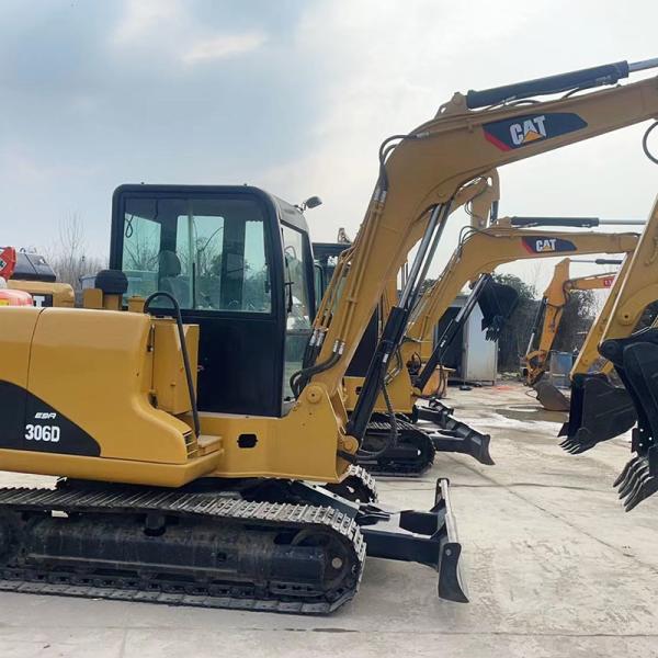 Second Hand Blade Backhoe Cat 306D 6Ton Used Equipment Excavator
