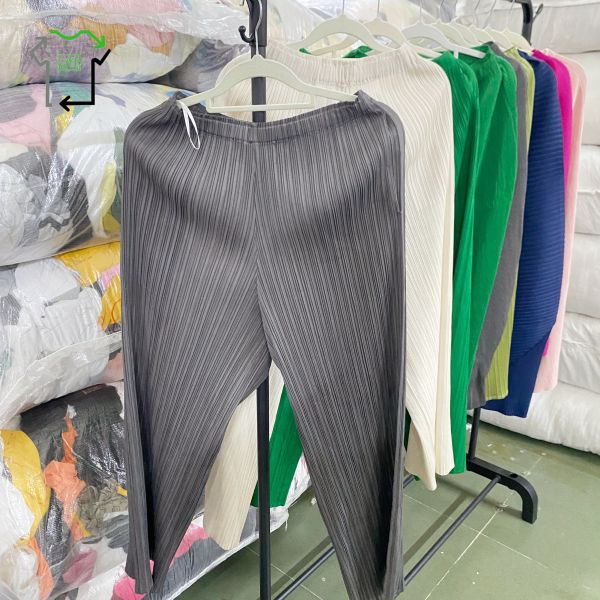 All Season Used Women's Pants Pleated Second Hand Chinese Pants Grade A