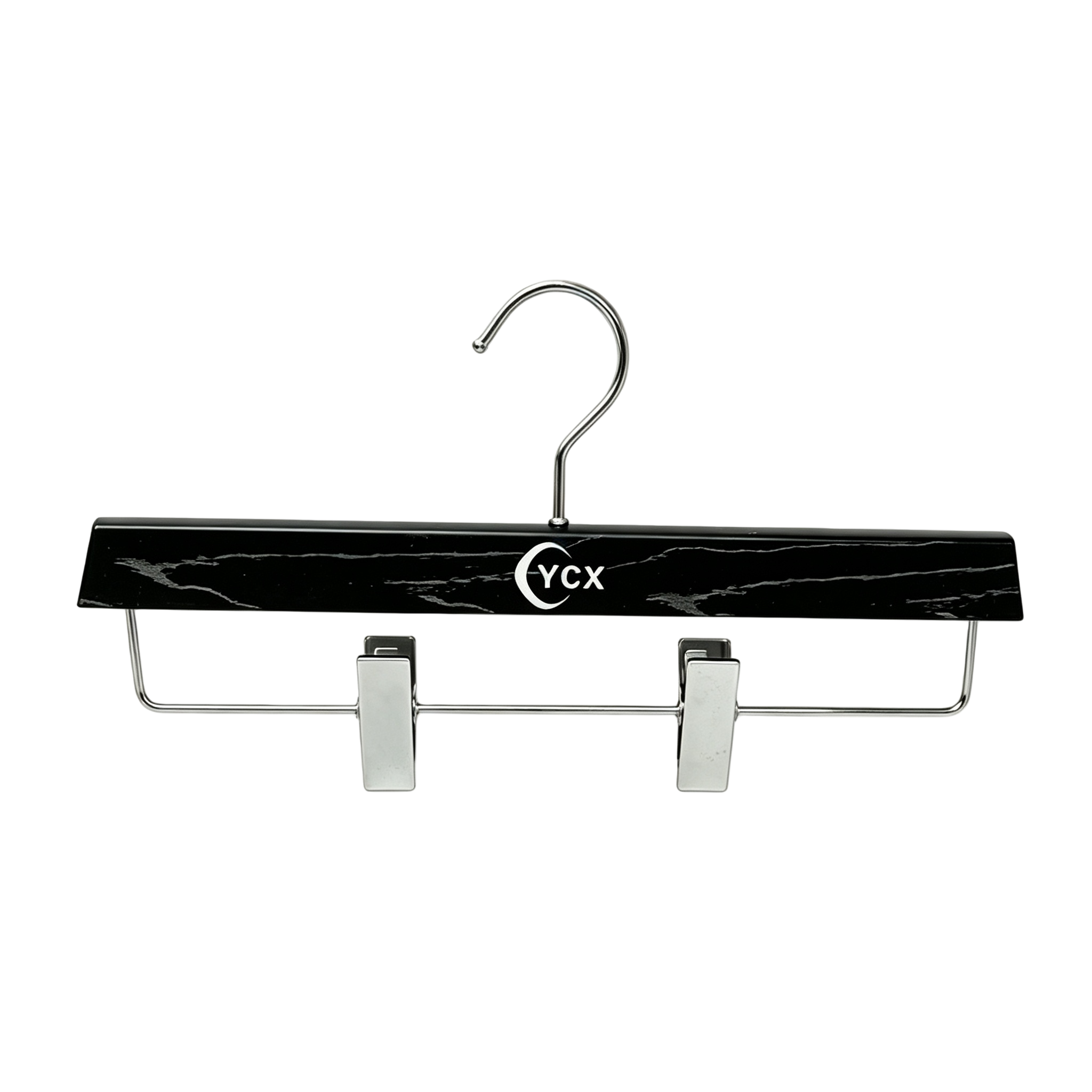 Non-slip ABS material trouser hanger with 37cm length perfect for suits clothing stores and hotels